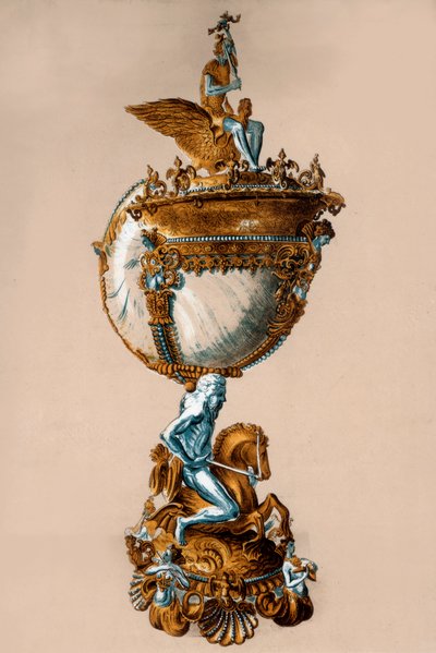 Conchiglia di Nautilus, XIX secolo da Charles James Richardson