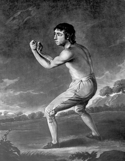 Daniel Mendoza, inciso da Henry Kinsbury, 1789 da Charles Jean Robineau