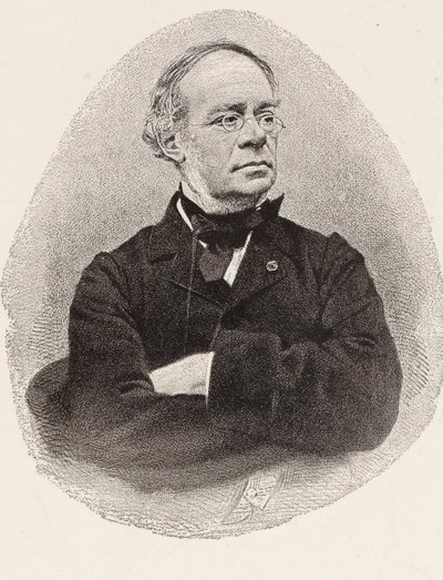 Ritratto del compositore Jacques Fromental Halévy da Charles Jeremie Fuhr