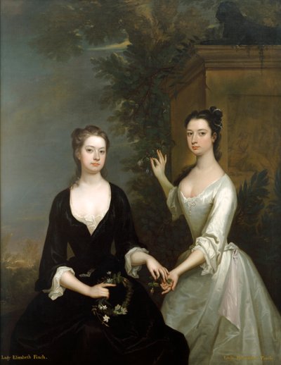 Lady Elizabeth e Lady Henrietta Finch, c1730-c1731 da Charles Jervas