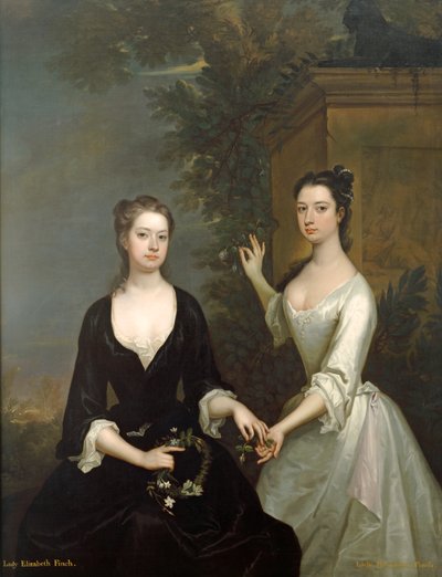Lady Henrietta e Lady Elizabeth Finch, c.1732 da Charles Jervas