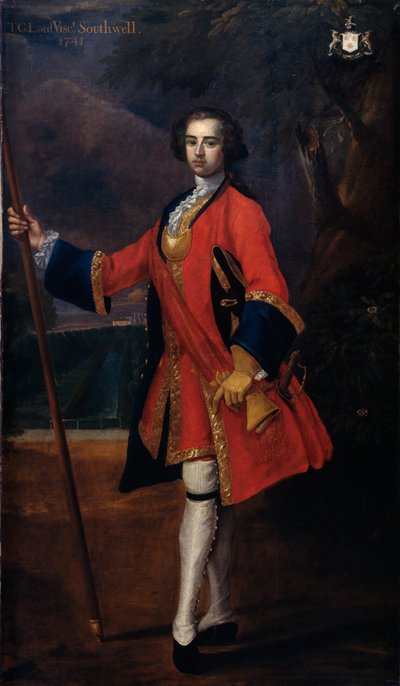 Tenente Thomas George Southwell, Guardia Coldstream, 1739 da Charles Jervas