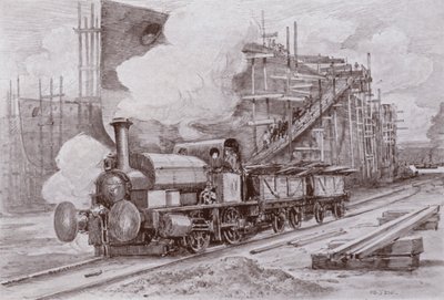 La locomotiva del cantiere navale da Charles John de (after) Lacy