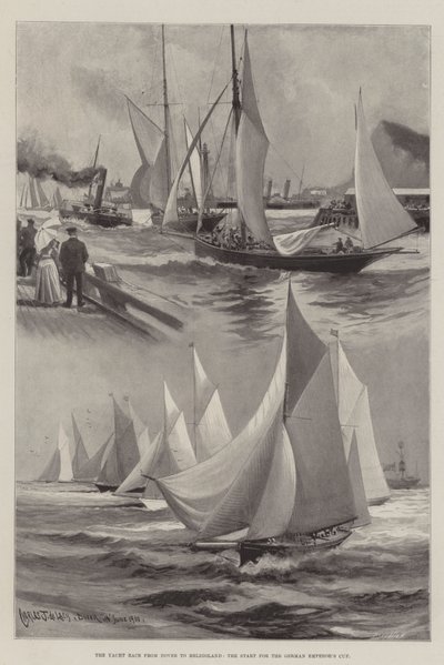 La regata da Dover a Helgoland, la partenza per la Coppa dell