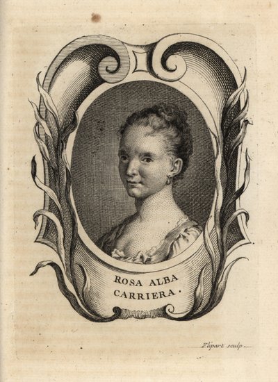 Rosalba Carriera, pittrice rococò veneziana da Charles Joseph Flipart