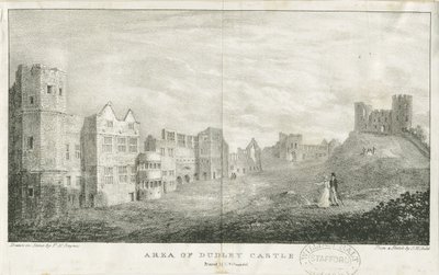 Castello di Dudley - Il Mastio da Charles Joseph Hullmandel