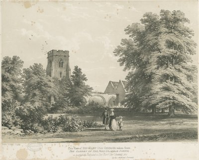 Chiesa di Rugeley da Charles Joseph Hullmandel
