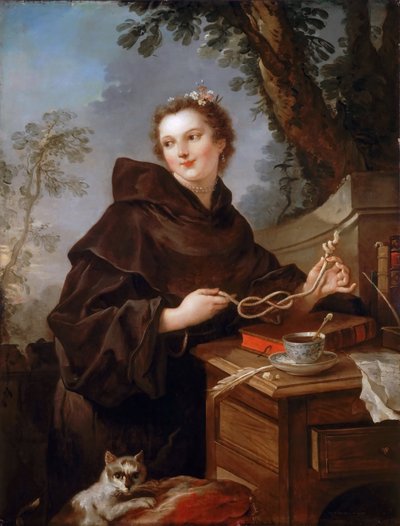 Louise Anne de Bourbon, Contessa di Charolais da Charles Joseph Natoire