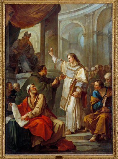 La Predizione di Santo Stefano da Charles Joseph Natoire