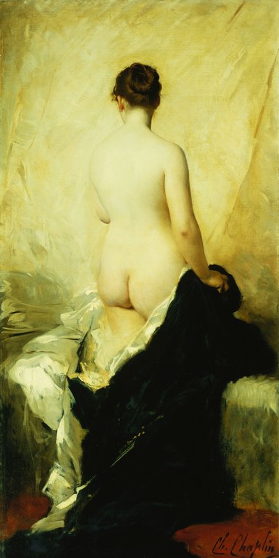 Nudo parzialmente drappeggiato da Charles Joshua Chaplin