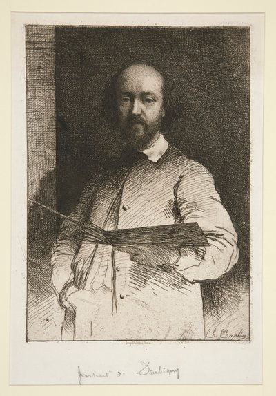 Ritratto di Daubigny da Charles Joshua Chaplin