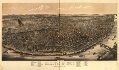 St. Louis nel 1896 da Charles Juehne