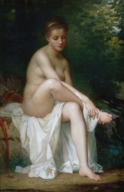 Ismenie, ninfa di Diana da Charles Landelle