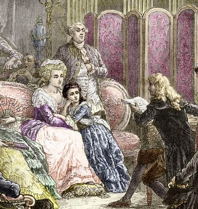 Il salotto di Suzanne Curchod e Madame Necker da Charles Laplante