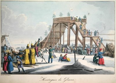 Scivolo di ghiaccio in Russia da Charles Lasteyrie du Saillant