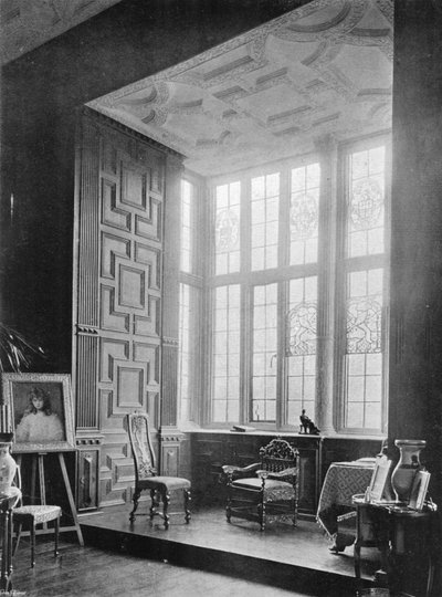 Broughton Castle: La Finestra del Salotto da Charles Latham