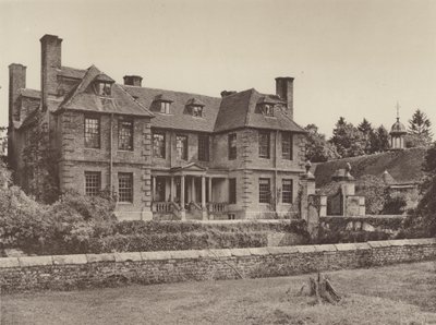 Groombridge Place, Sussex, la Facciata Ovest da Charles Latham