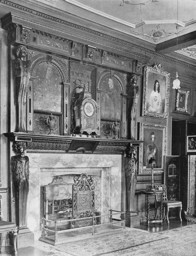 Nella sala di disegno in quercia da Charles Latham