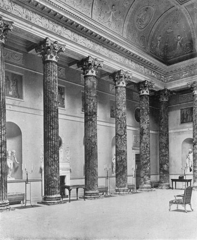 Kedleston Hall: La Sala di Marmo da Charles Latham
