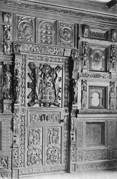 Pannellatura a Smithills Halls, Lancs da Charles Latham