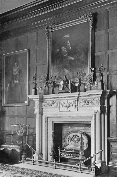 Estremità sud della Long Gallery da Charles Latham