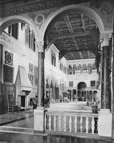 Lato sud della grande sala da Charles Latham