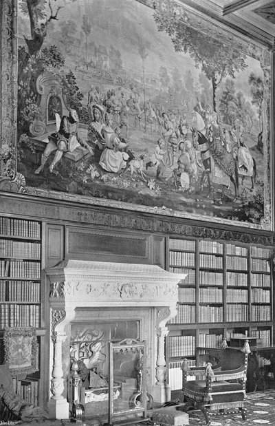 Arazzo nella biblioteca da Charles Latham