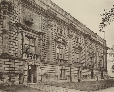 Il castello, Nottingham, la facciata est da Charles Latham