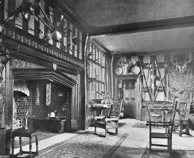 La grande sala, lato est da Charles Latham