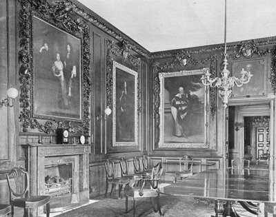 La grande sala da pranzo da Charles Latham