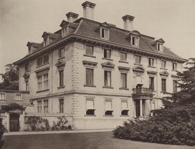 Thorpe Hall, Peterborough, il Fronte Sud da Charles Latham