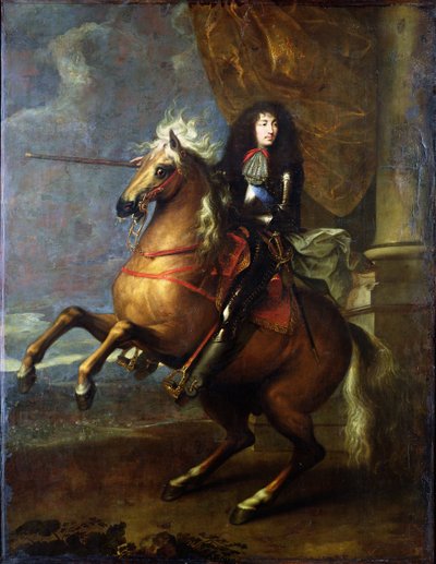 Ritratto equestre di Luigi XIV (1638-1715) c.1668 da Charles Le Brun