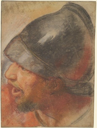 Kopf eines makedonischen Soldaten da Charles Le Brun