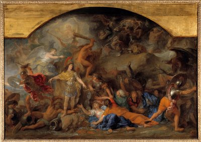 La conquista della Franca Contea per la seconda volta nel 1674 da Charles Le Brun