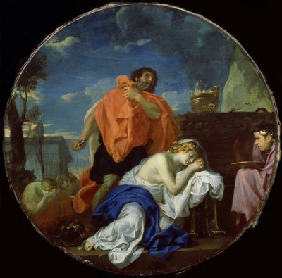 Il sacrificio di Iefte da Charles Le Brun