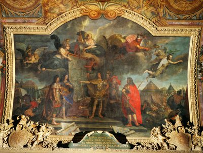 Luigi XIV ordina di attaccare quattro roccaforti in Olanda ... da Charles Le Brun