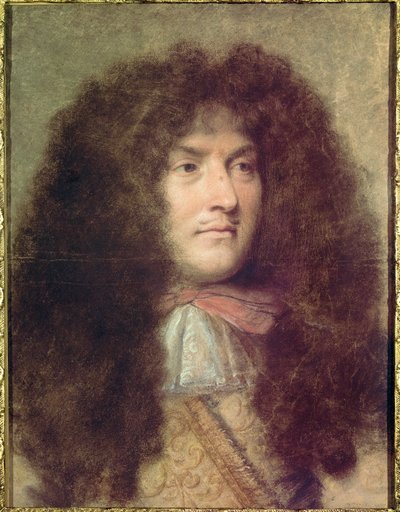 Ritratto di Luigi XIV (1638 - 1715) giovane da Charles Le Brun