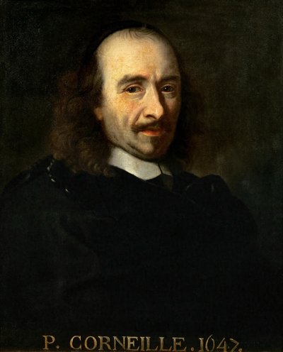 Ritratto di Pierre Corneille 1606-1684 da Charles Le Brun