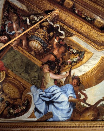 Salone delle muse, dettaglio: la musica da Charles Le Brun