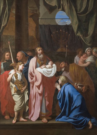La Presentazione di Cristo al Tempio, 1645 da Charles Le Brun