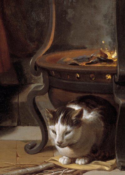 Il sonno di Gesù Bambino (dettaglio) da Charles Le Brun