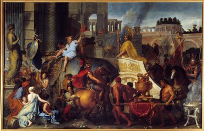 Il trionfo di Alessandro o Entrata di Alessandro Magno a Babilonia da Charles Le Brun