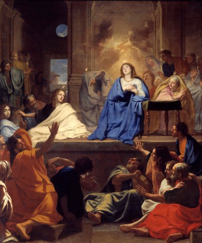 La discesa dello Spirito Santo da Charles Le Brun