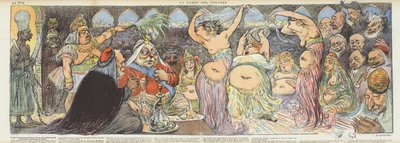 Danzatrici del ventre. Illustrazione per Le Rire da Charles Leandre