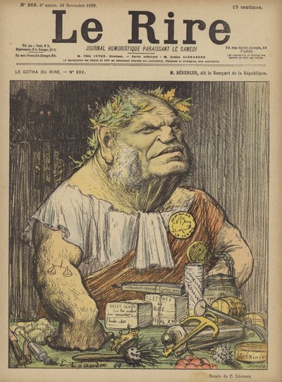 Berenger, Illustrazione per Le Rire da Charles Leandre