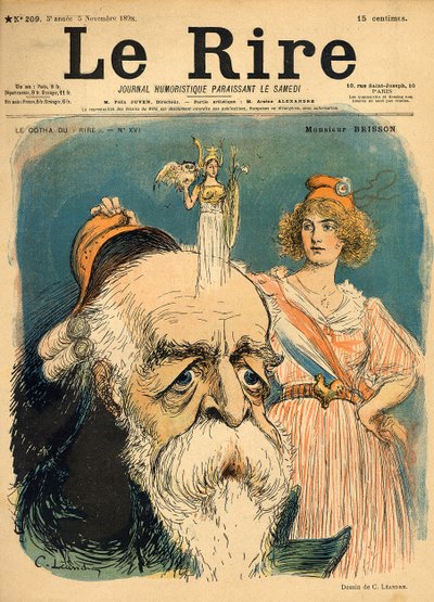 Caricatura di Henri Brisson, dalla copertina di 