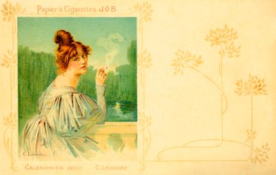 Collezione Job - Calendario 1900 (incisione) da Charles Leandre
