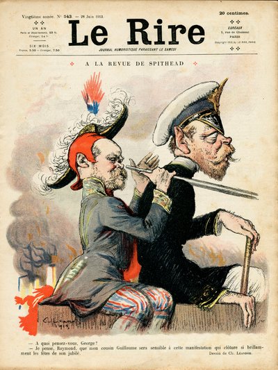 Copertina di "Le Lire", Satirico a Colori da Charles Leandre