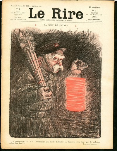 Copertina di "Il Riso", Satirico a Colori da Charles Leandre