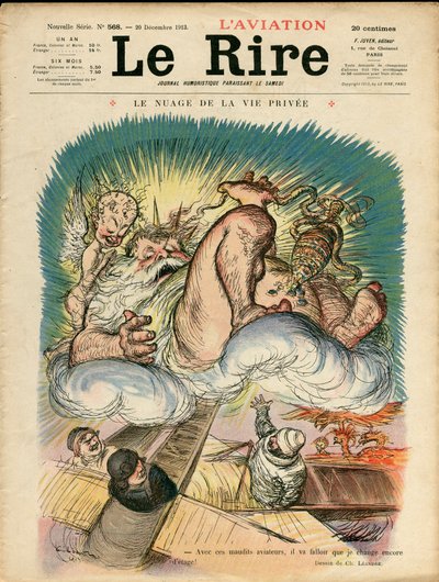 Copertina di Il Riso, satirico a colori da Charles Leandre